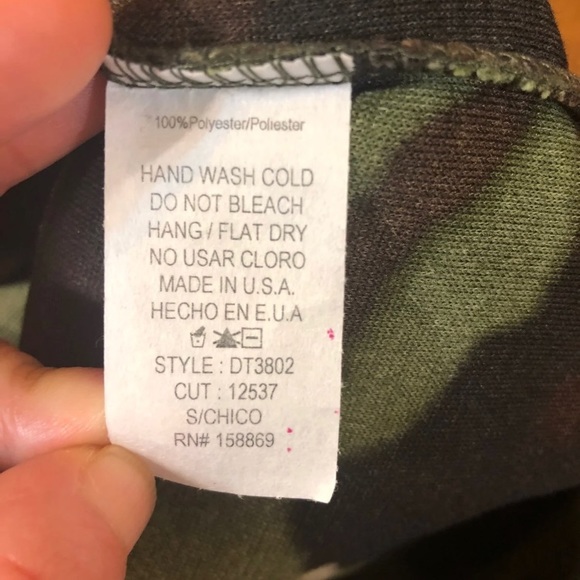 Promesa Camo Fuzzy Hoodie Small - Picture 3 of 4